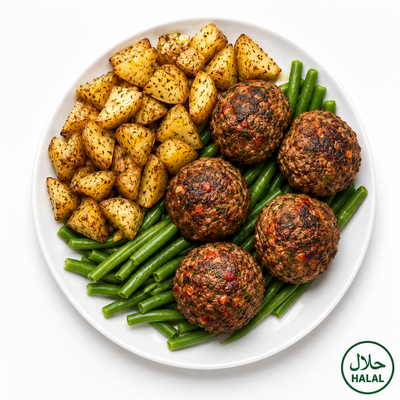 KEFTA ORIENTALE – POMME DE TERRE – HARICOTS VERTS