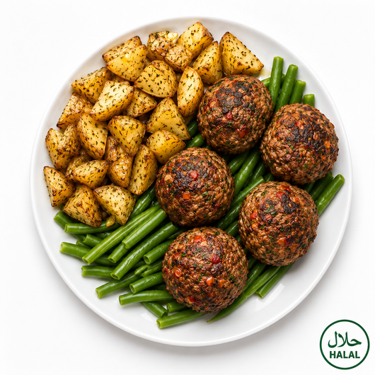 KEFTA ORIENTALE – POMME DE TERRE – HARICOTS VERTS
