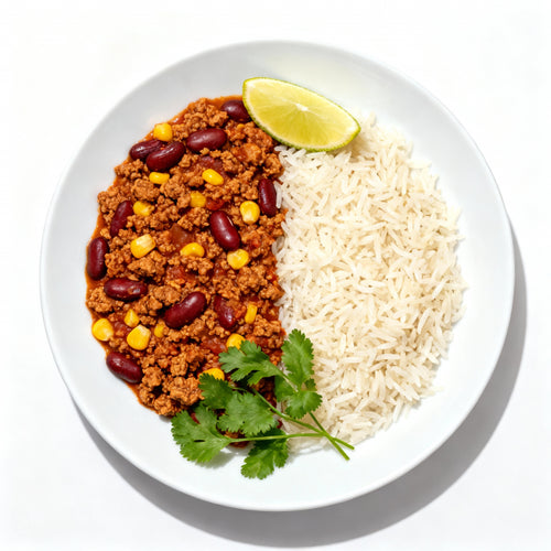 CHILI SIN CARNE – RIZ BASMATI