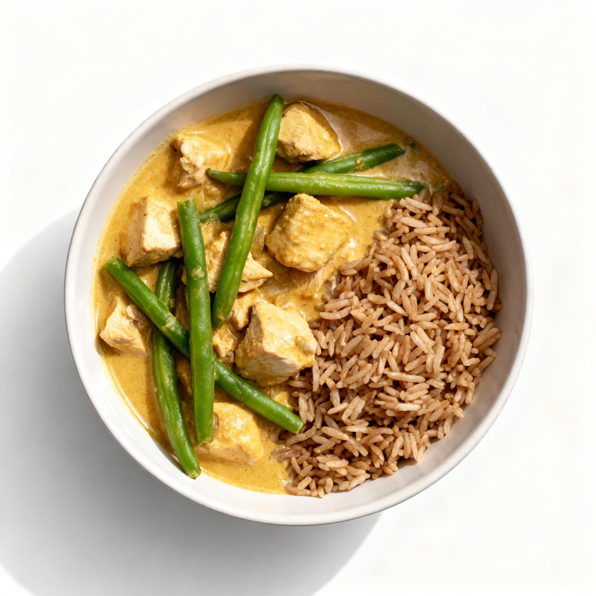 POULET CURRY LAIT DE COCO – RIZ BASMATI