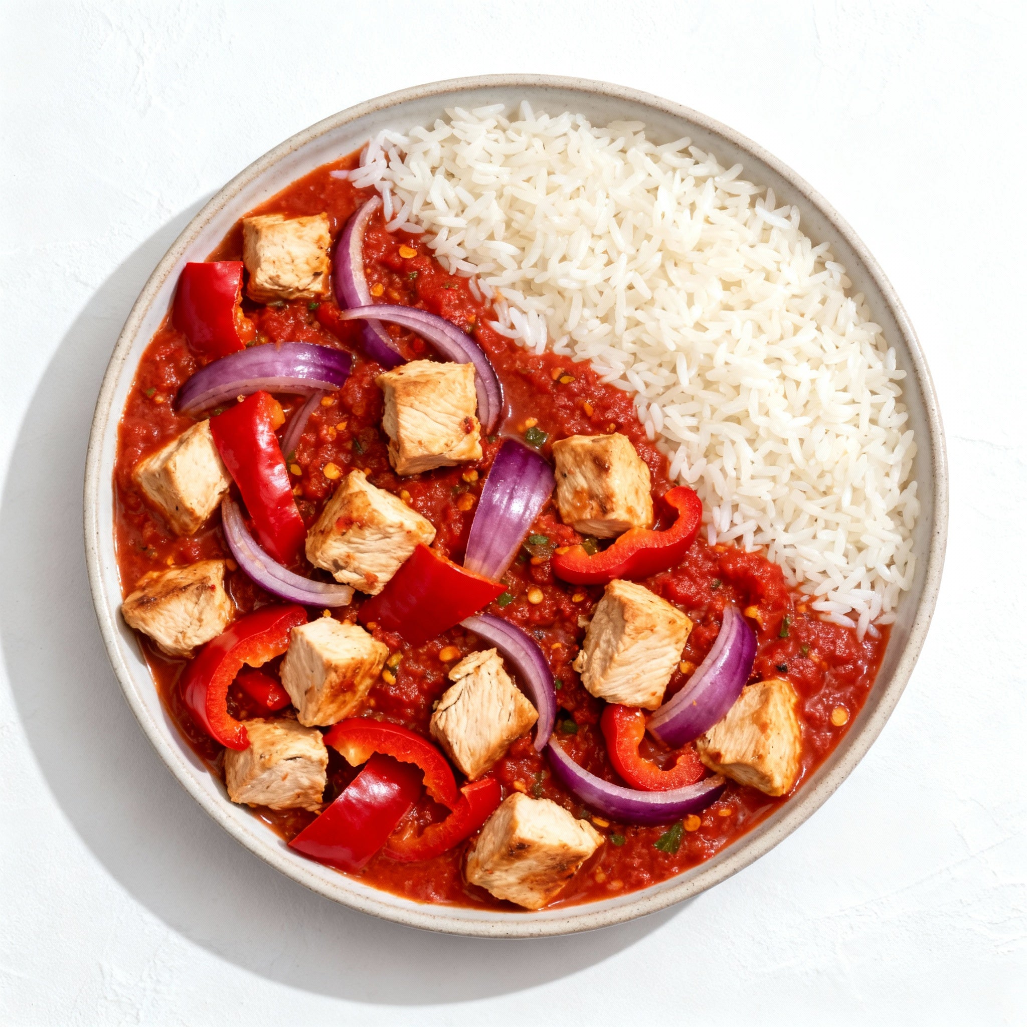 POULET MEXICAIN - RIZ BASMATI