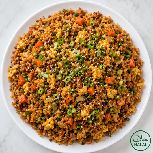 RIZ COREEN BOEUF & OEUFS BROUILLES