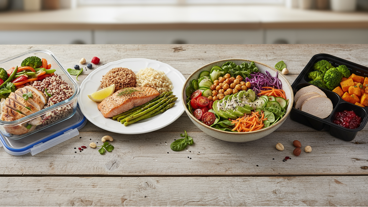 des plats diététiques