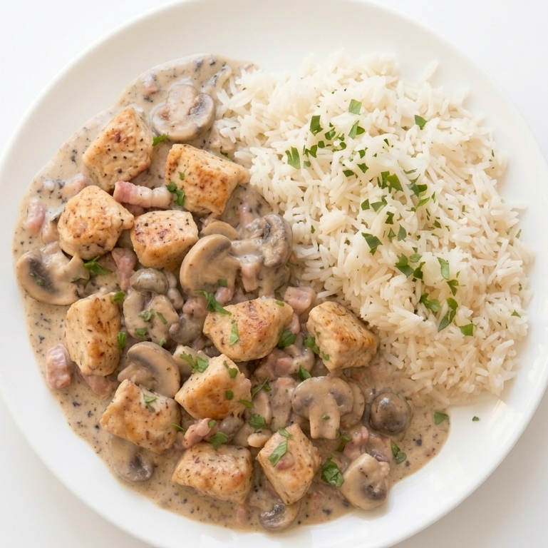 POULET FORESTIER - RIZ BASMATI